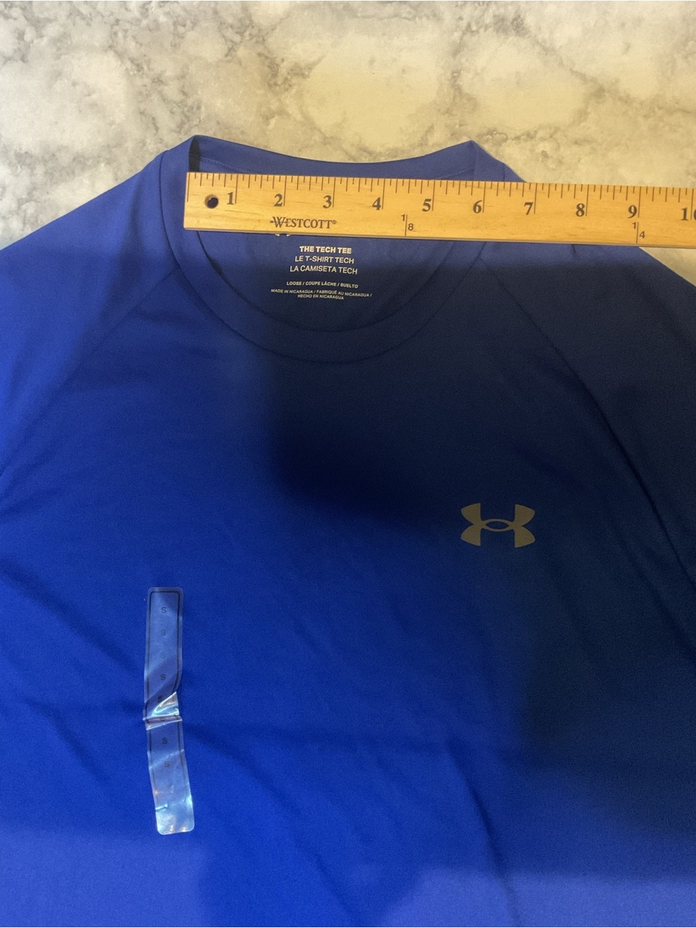 Under Armour Royal Blue Men's Short Sleeve Performance Tee - Picture 7 of 9